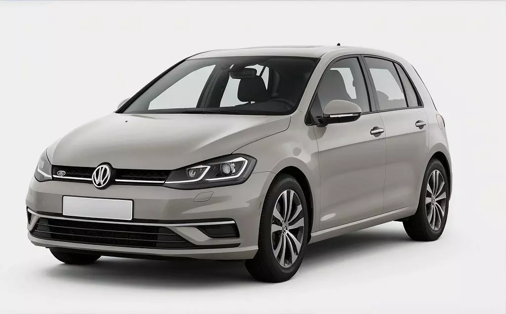 Volkswagen Golf 2020 Custom Low-poly 3D model_0