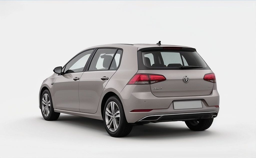 Volkswagen Golf 2020 Custom Low-poly 3D model_1