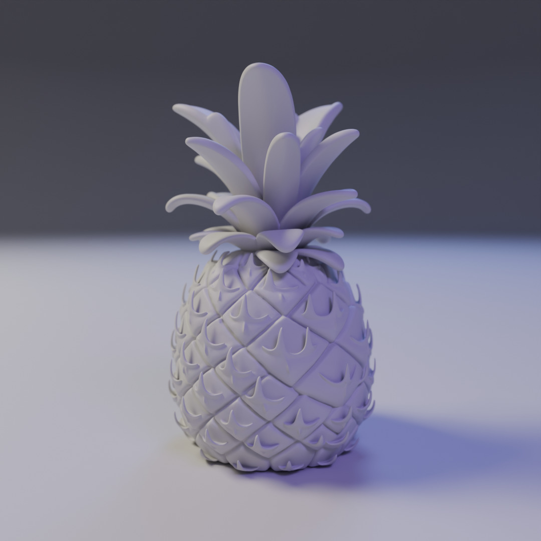 pineapple 3D print model_10