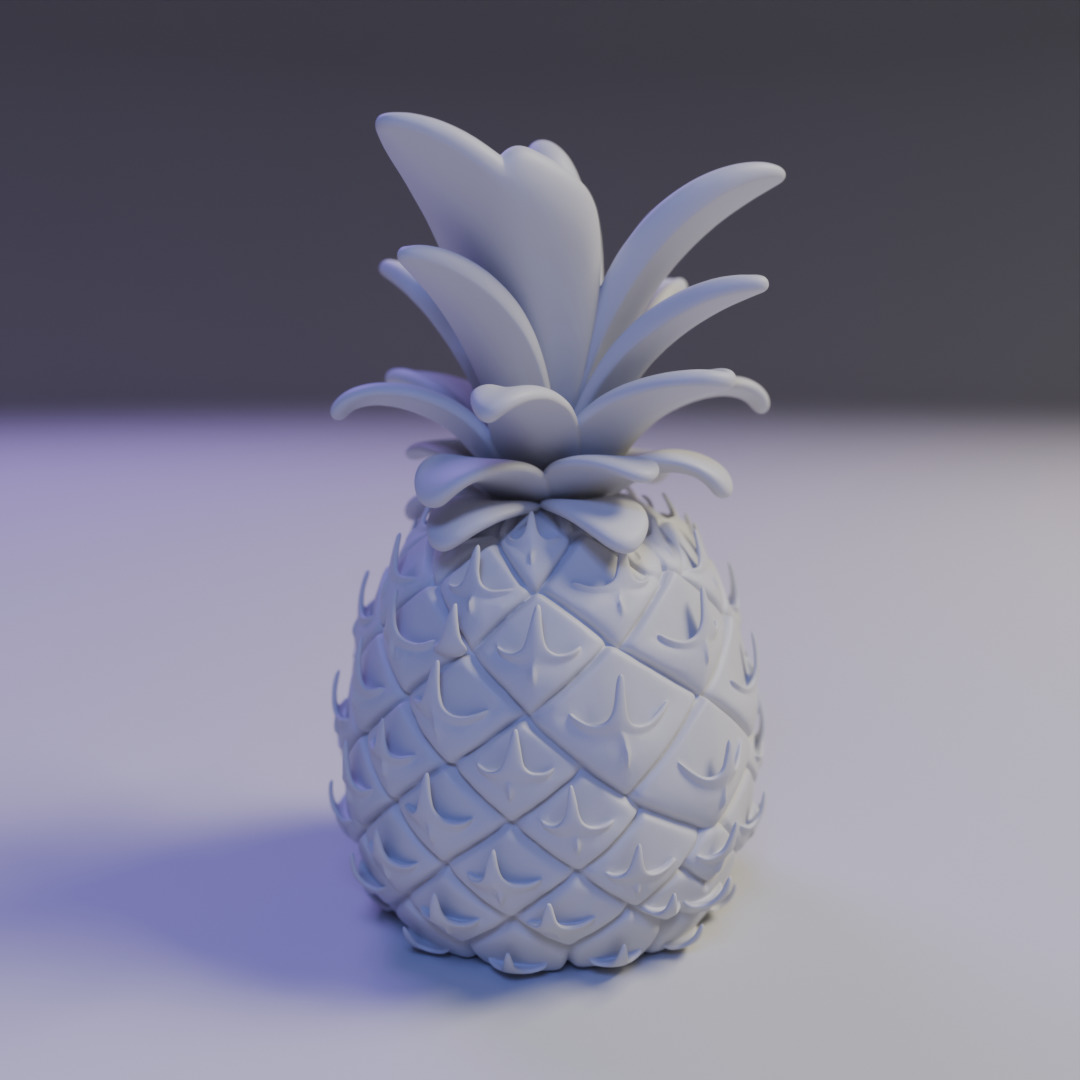 pineapple 3D print model_14