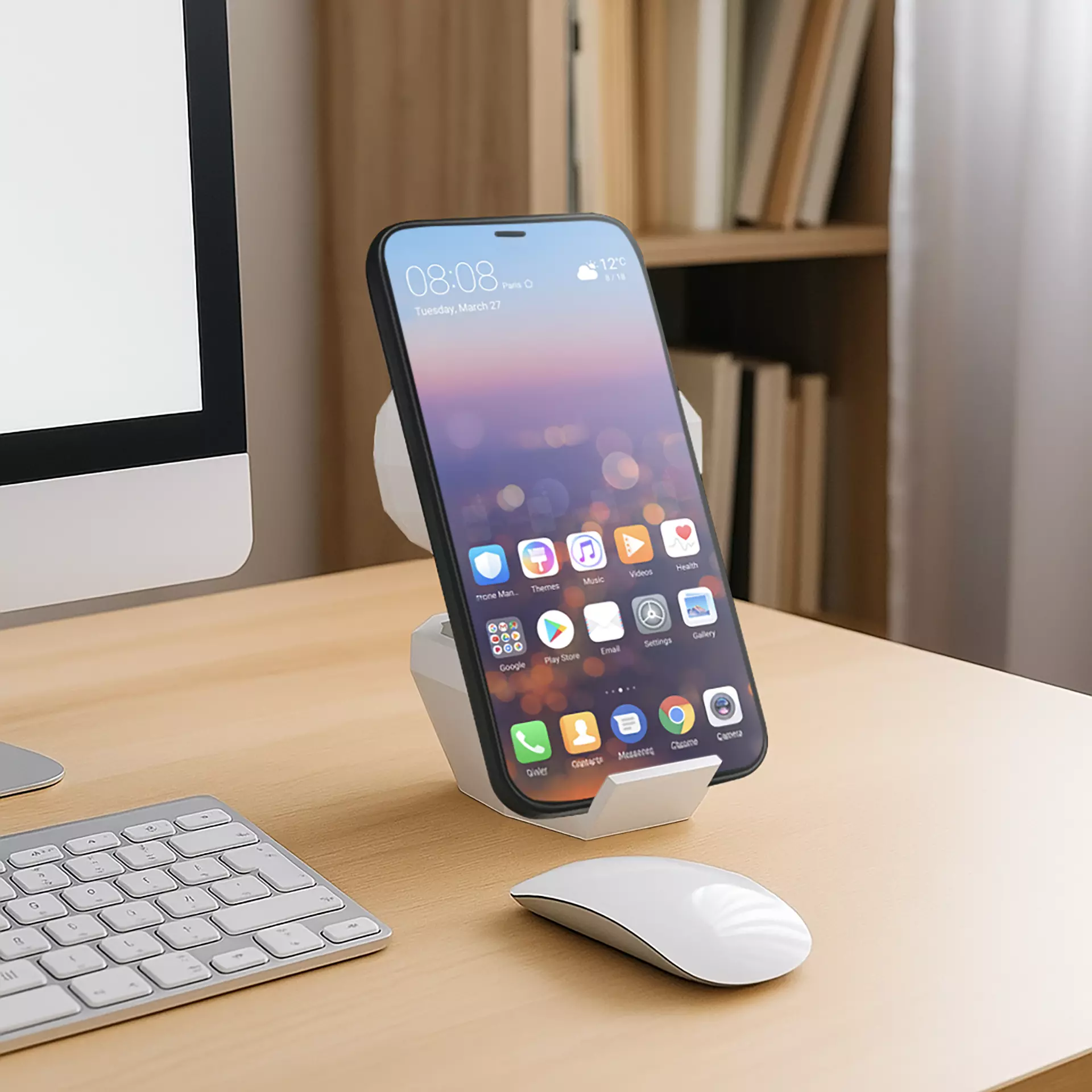 Stylized Cactus in Pot Low Poly 3D Model 3D print model_0