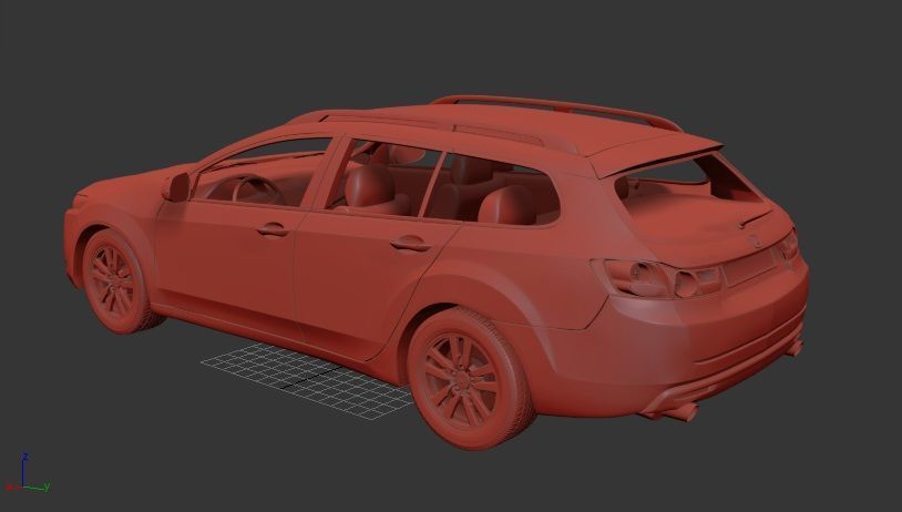 H Accord Tourer 2009 3D print model_2