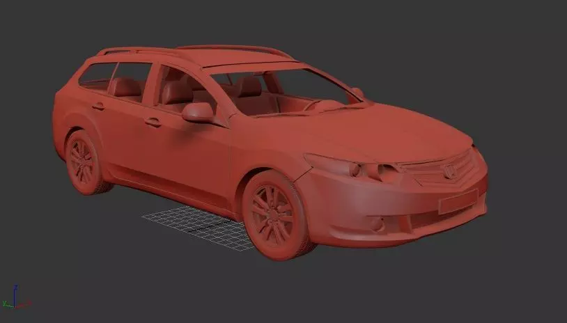 H Accord Tourer 2009 3D print model_0