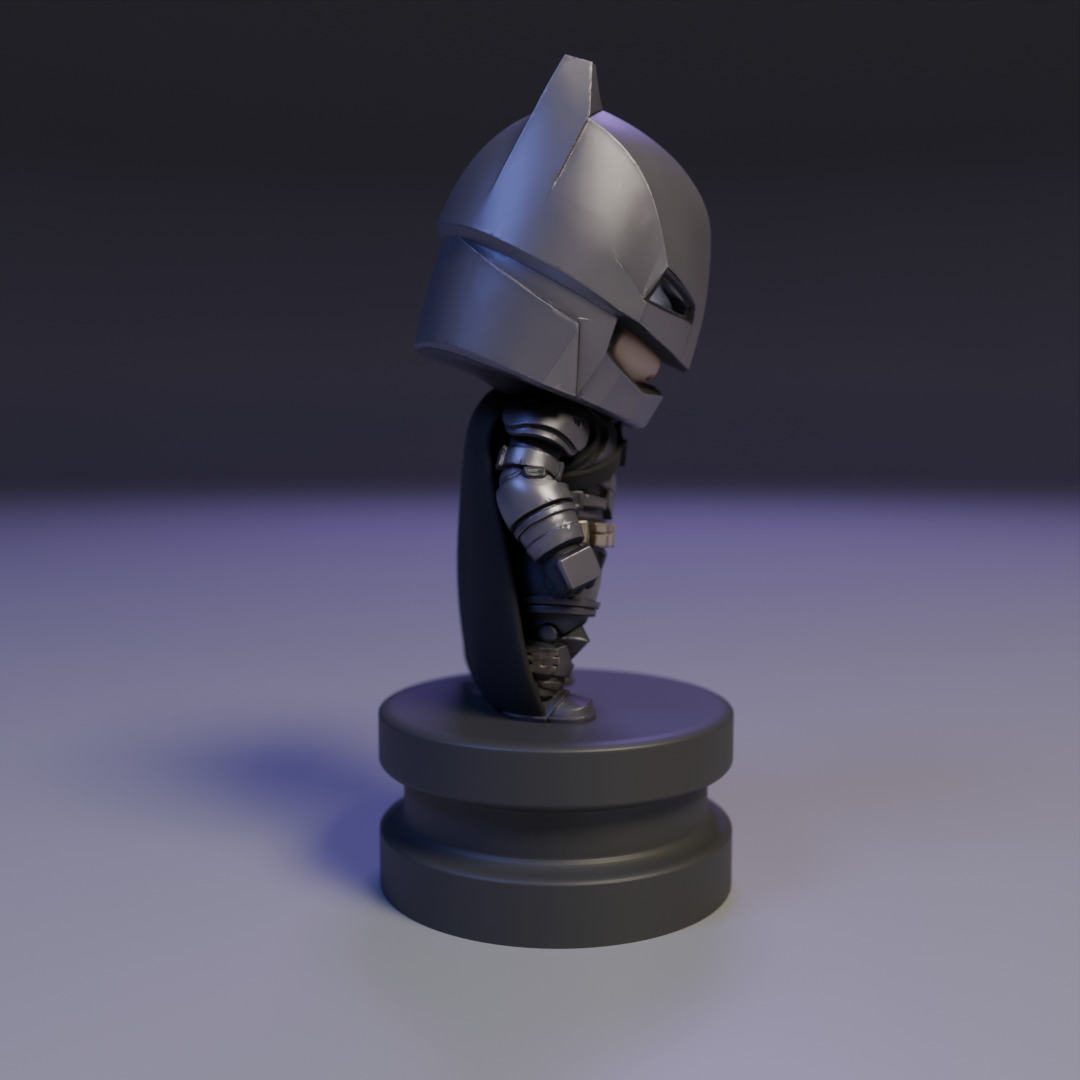 Batman Chibi 3D print model_2
