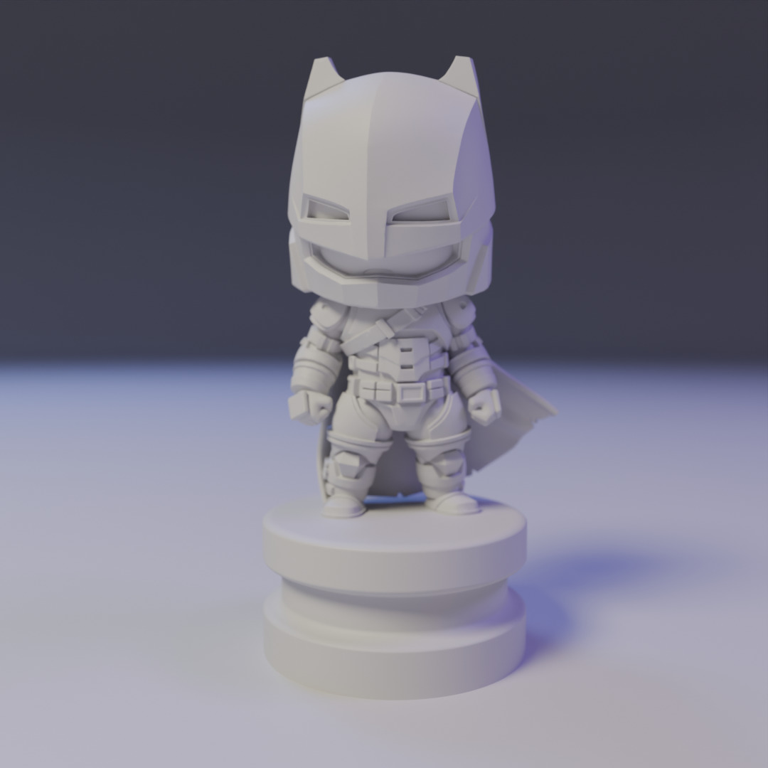 Batman Chibi 3D print model_15
