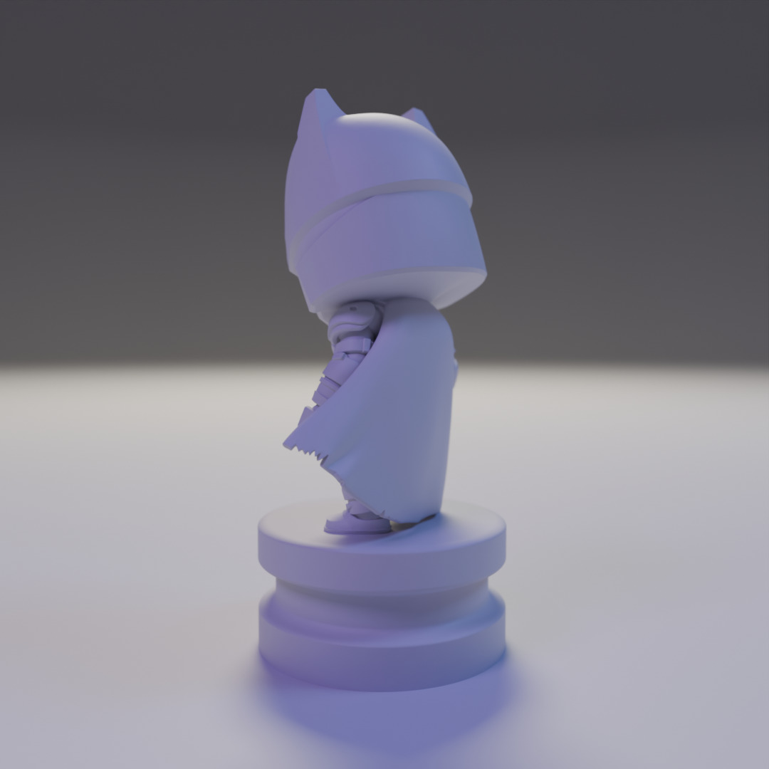 Batman Chibi 3D print model_11