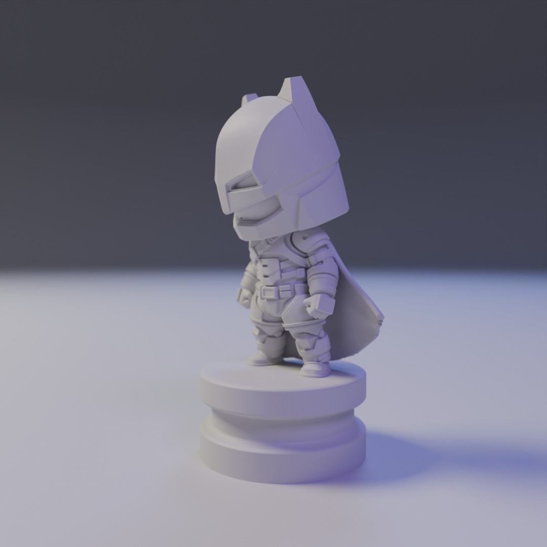 Batman Chibi 3D print model_9