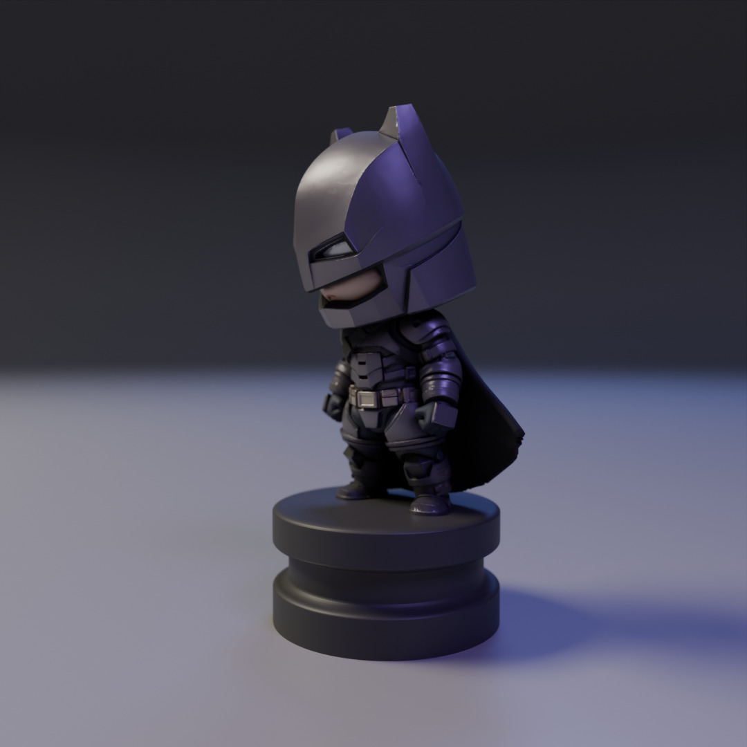 Batman Chibi 3D print model_10