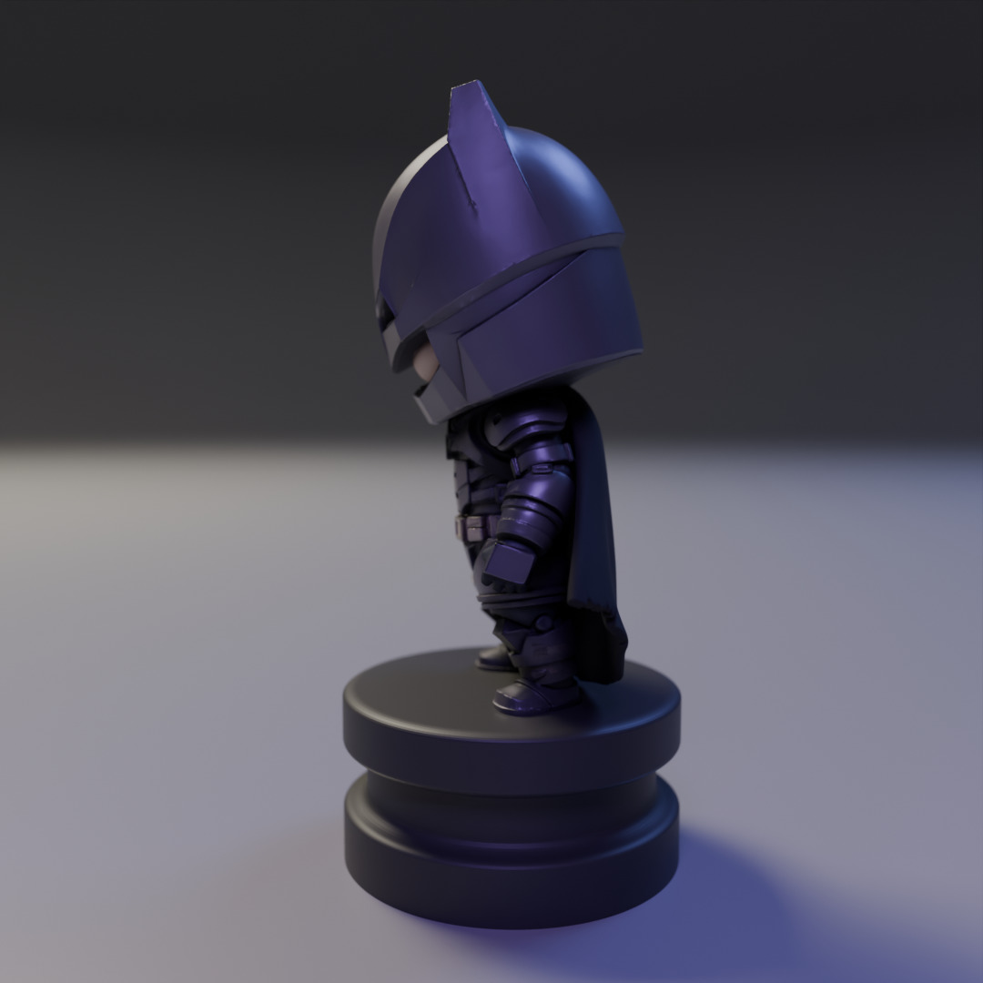 Batman Chibi 3D print model_4