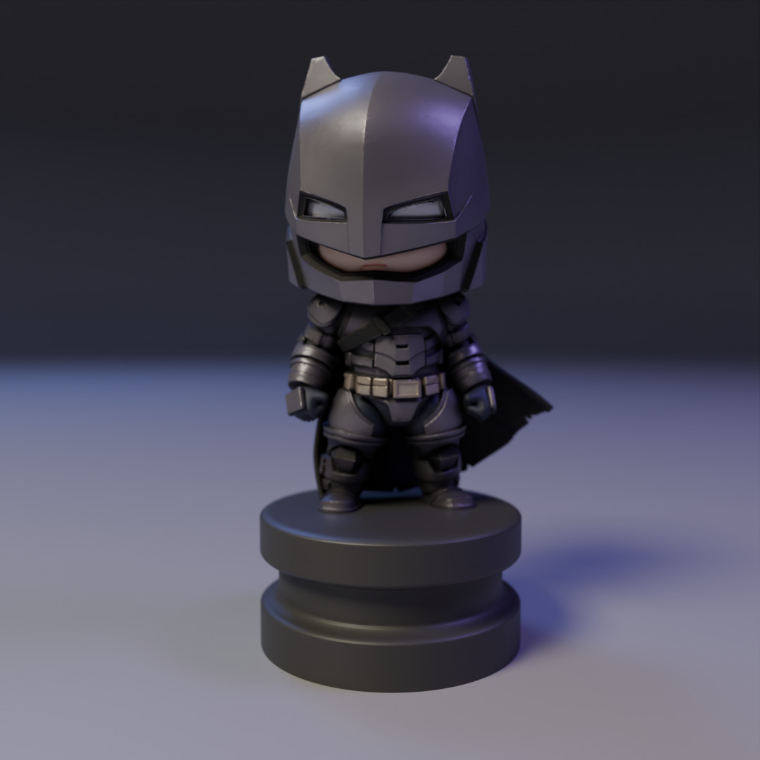 Batman Chibi 3D print model_16