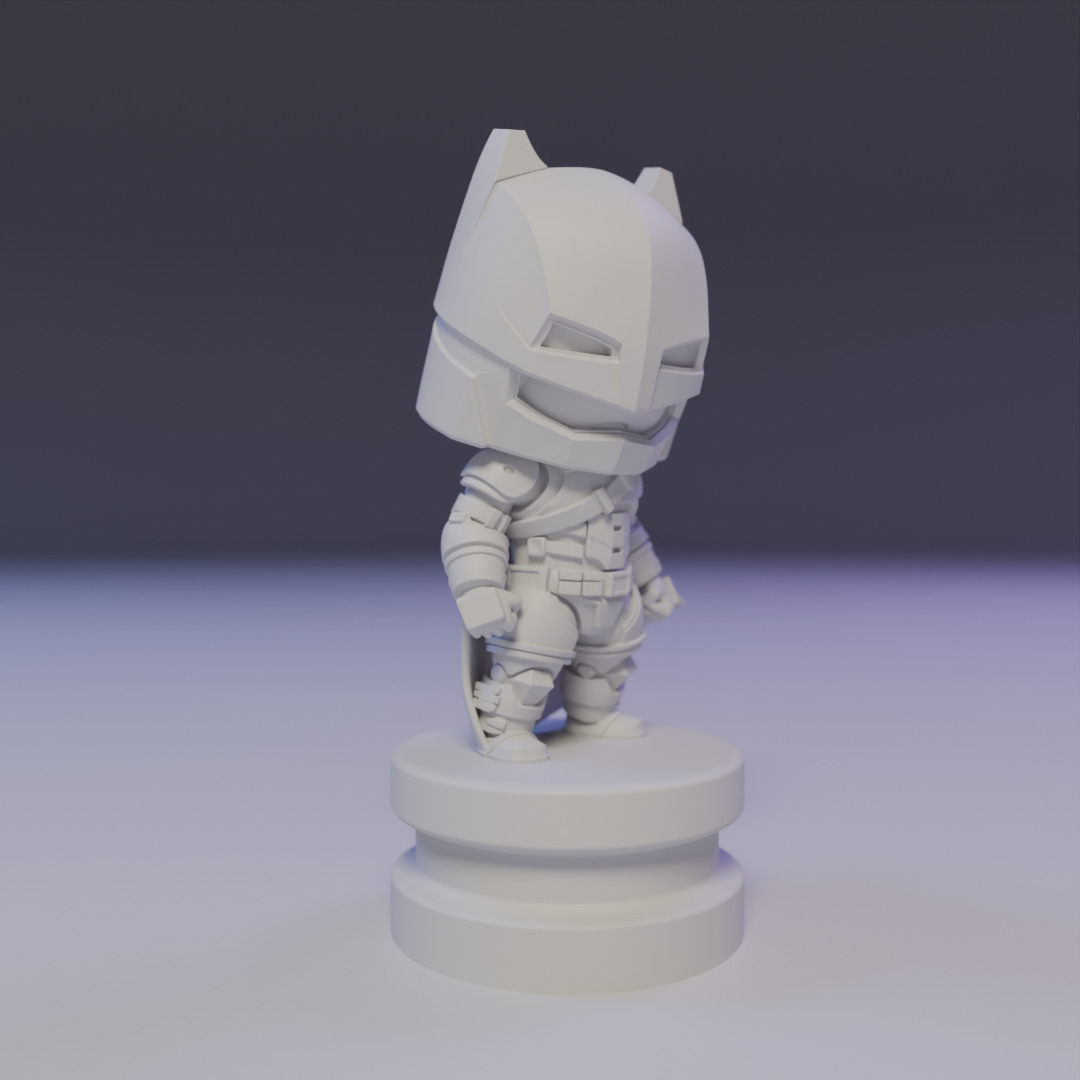 Batman Chibi 3D print model_7