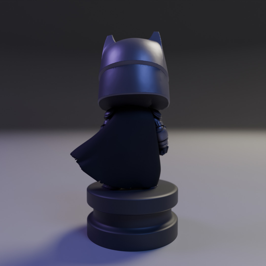 Batman Chibi 3D print model_6