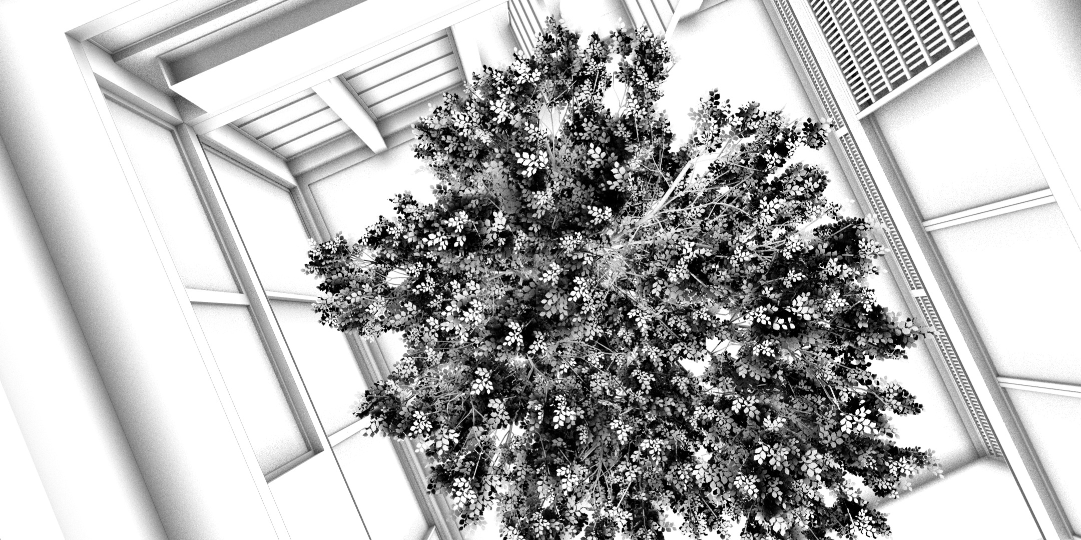 Floating Cubic Minimalist Villa PBR 3D Model 3D model_27