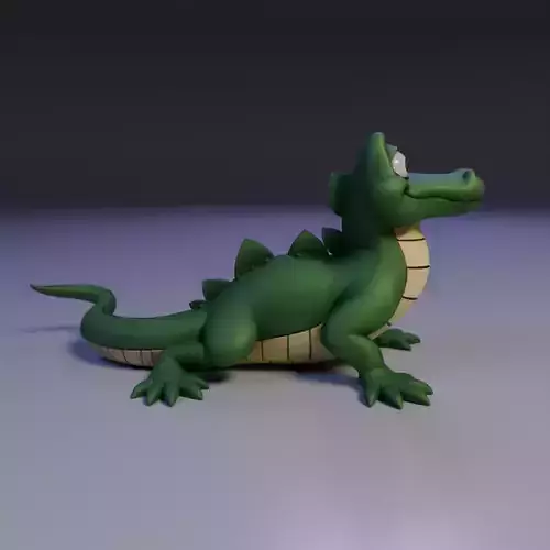 alligator 3D print model