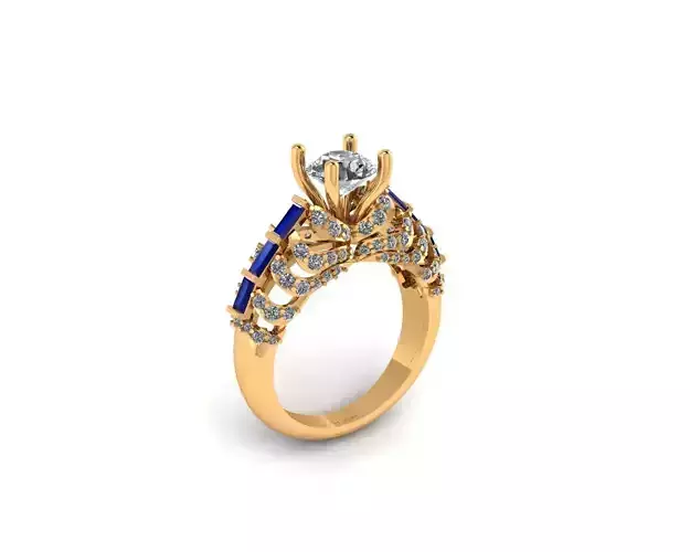 High Jewelry Luxury Diamond Ring 