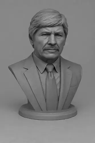 Charles Bronson 3D printable bust