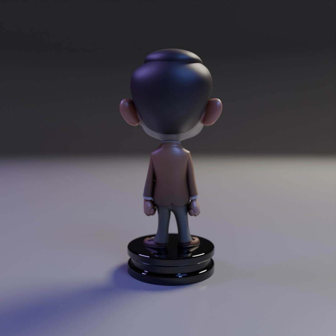 Mr Bean chibi 3D print model_6