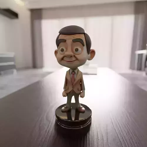 Mr Bean chibi 3D print model