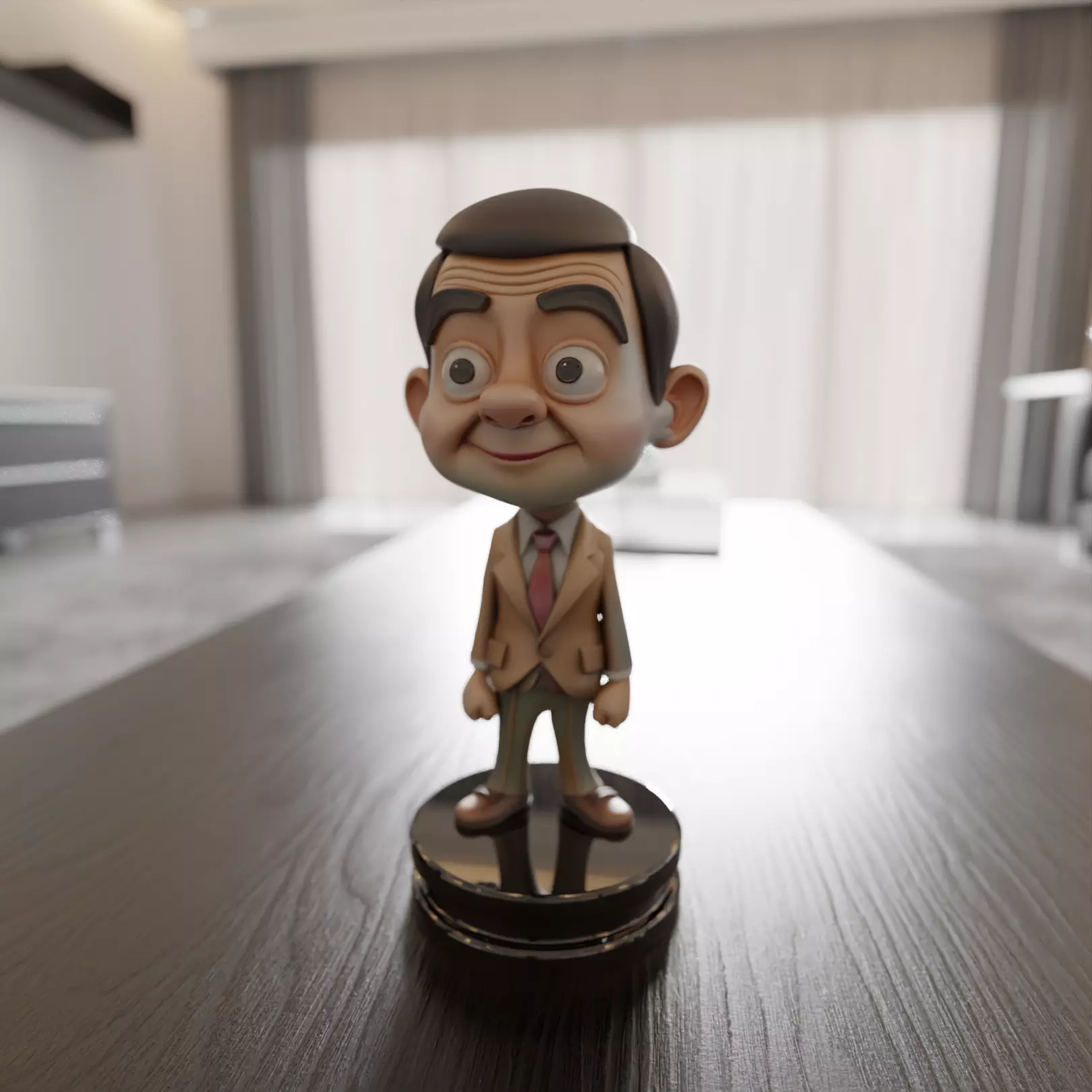 Mr Bean chibi 3D print model_0