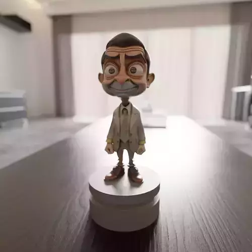 Mr Bean chibi 3D print model