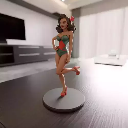 pin-up bikini 3D print model