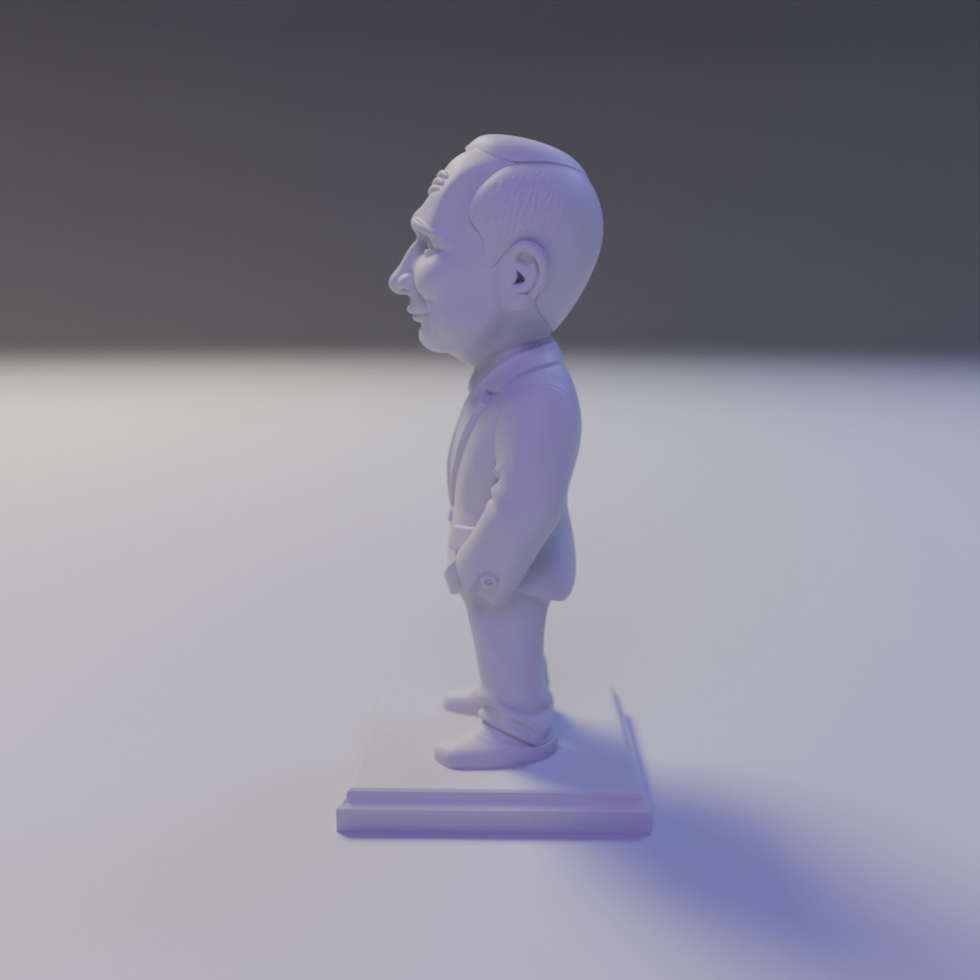 putin chibi 3D print model_4