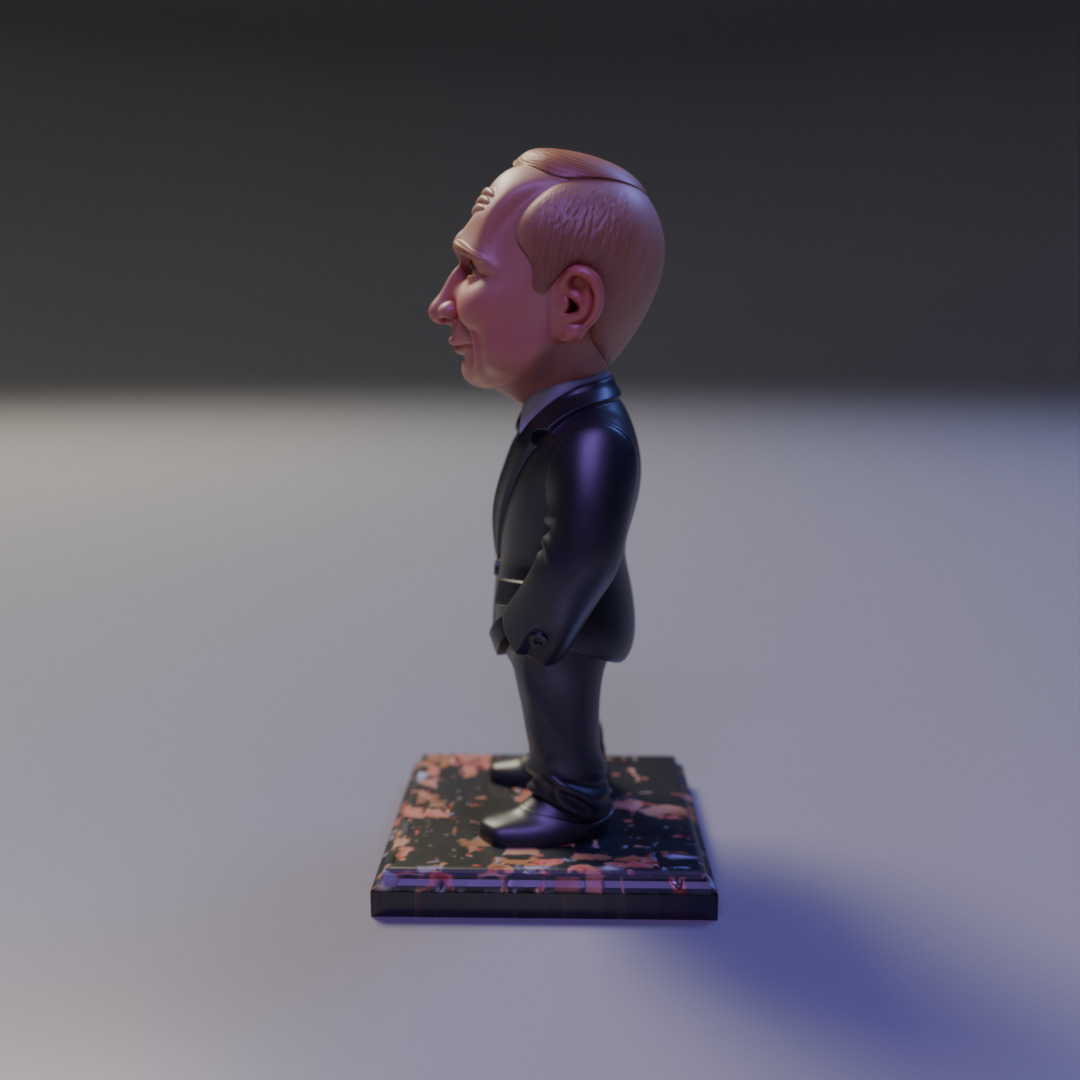 putin chibi 3D print model_3