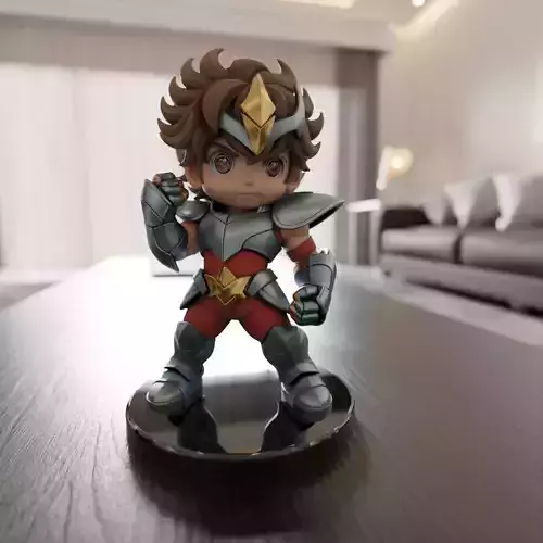 seiya chibi 3D print model