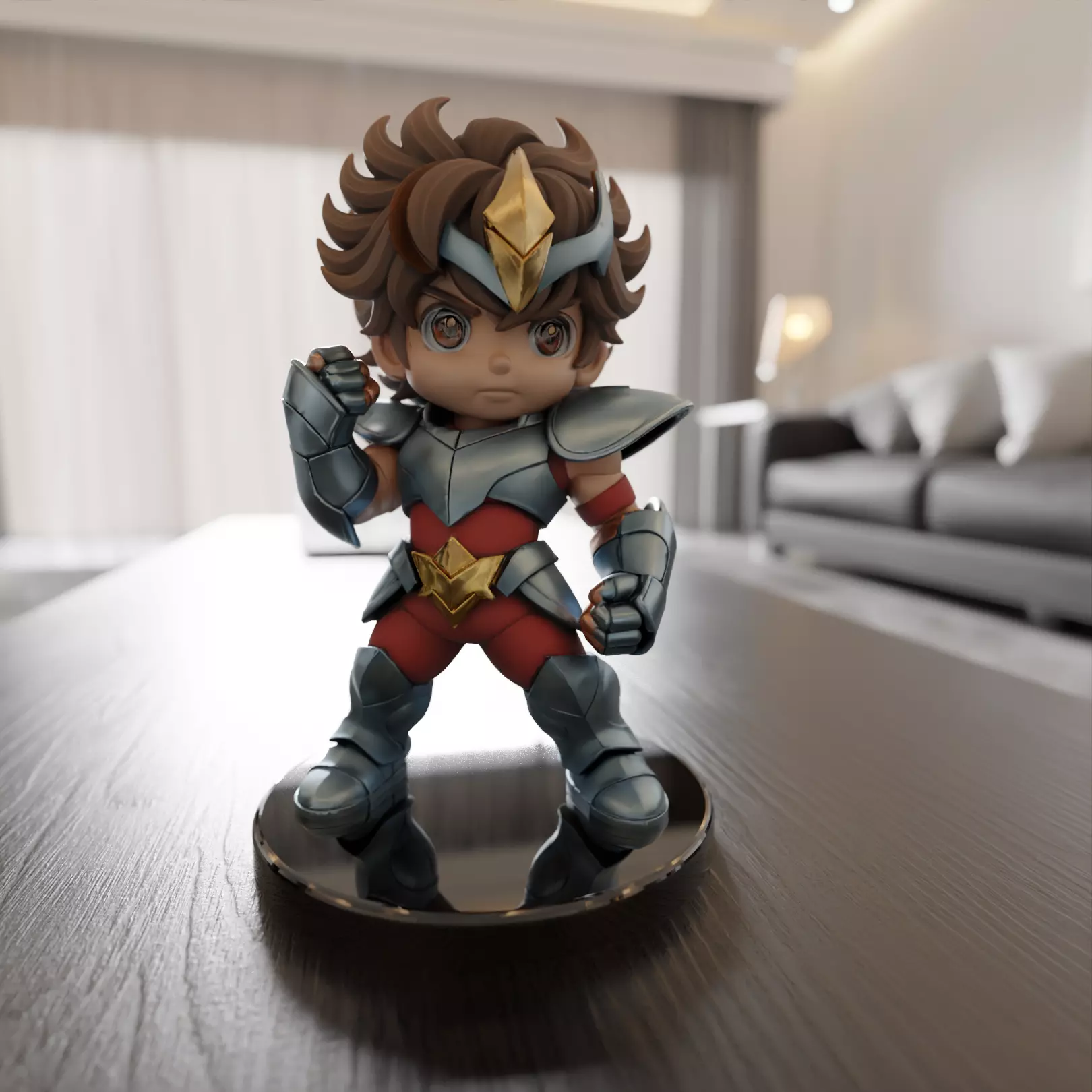 seiya chibi 3D print model_0