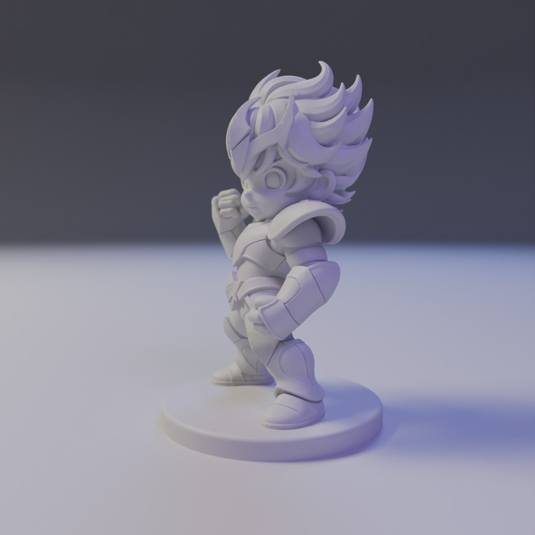 seiya chibi 3D print model_10