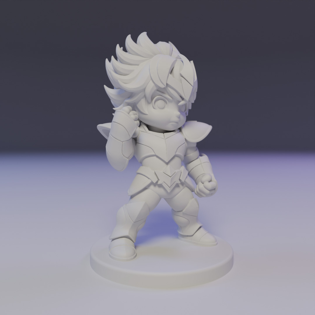 seiya chibi 3D print model_8