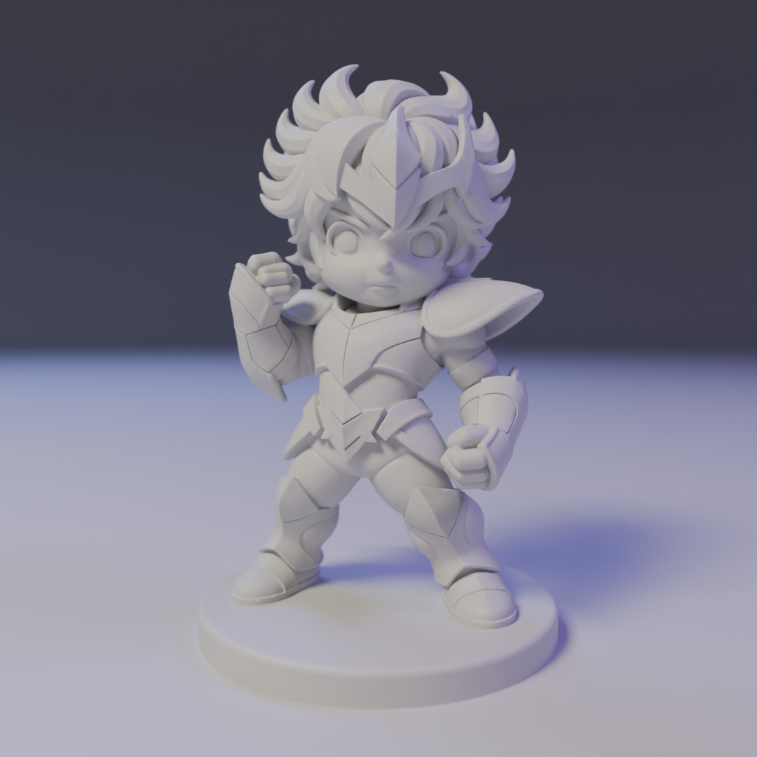 seiya chibi 3D print model_16