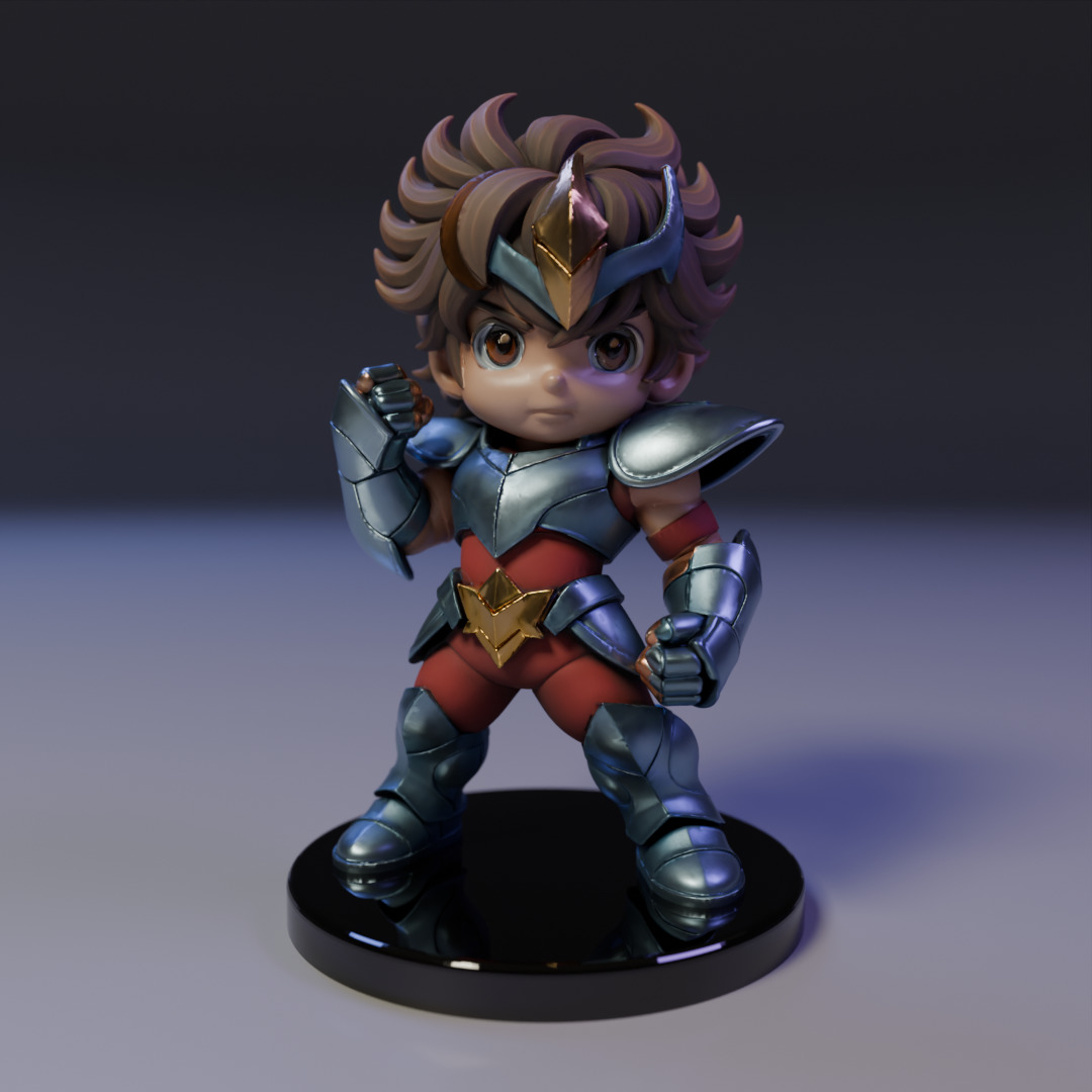 seiya chibi 3D print model_15