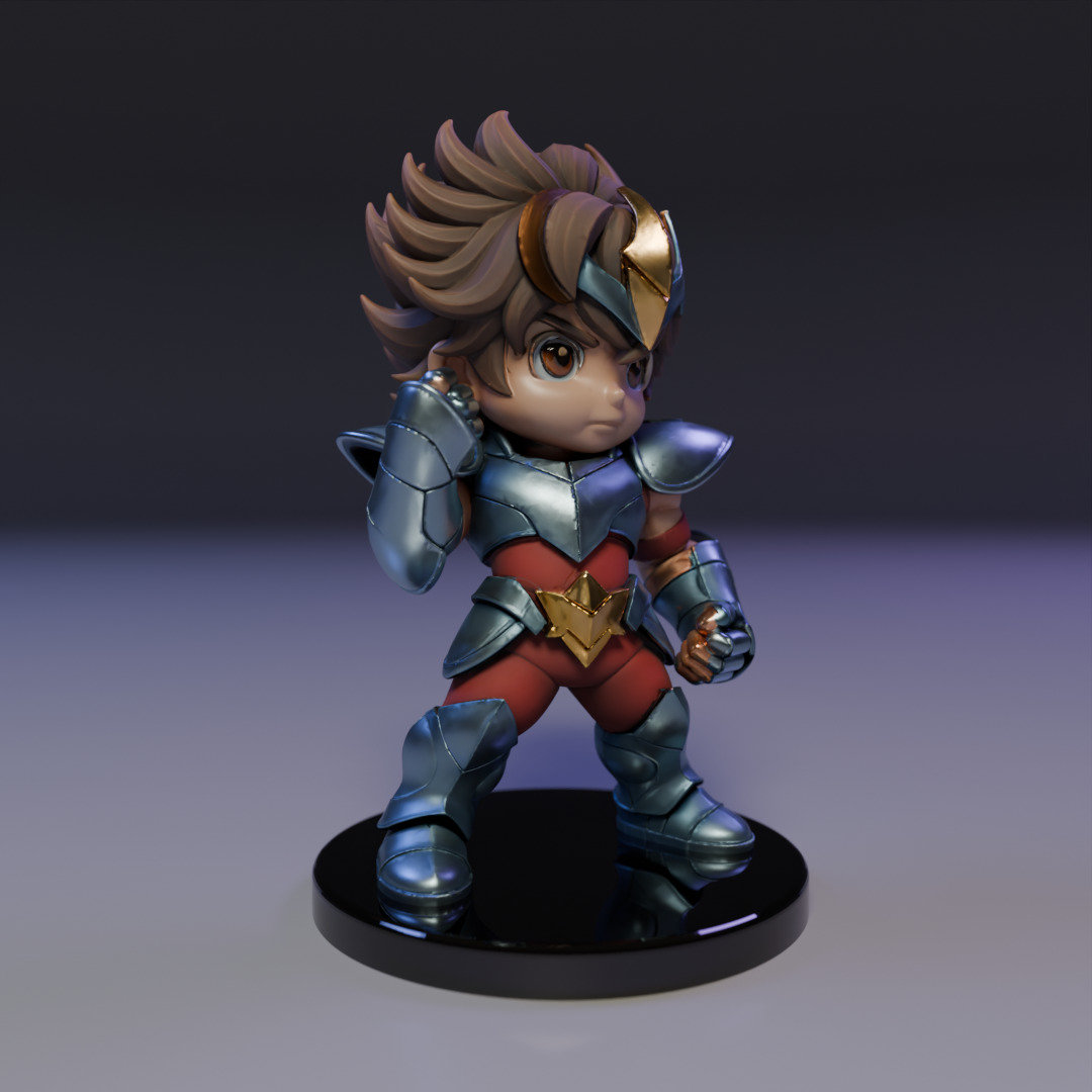 seiya chibi 3D print model_7