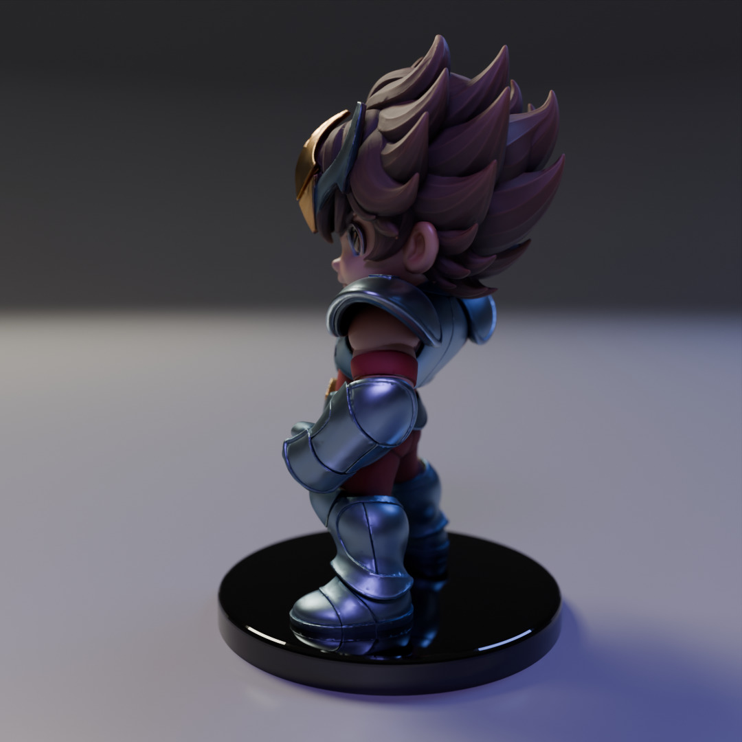 seiya chibi 3D print model_3