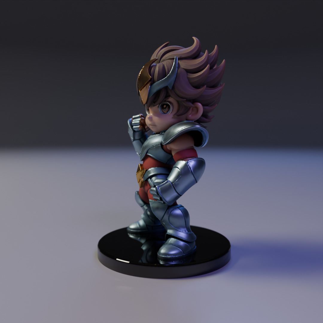 seiya chibi 3D print model_9