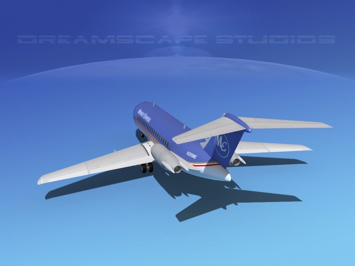 Douglas DC-9-15 Midwest Express 3D model_8