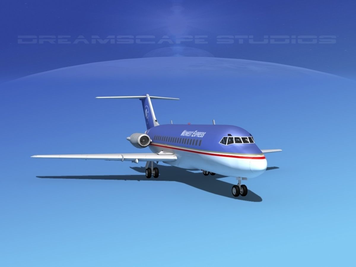 Douglas DC-9-15 Midwest Express 3D model_3