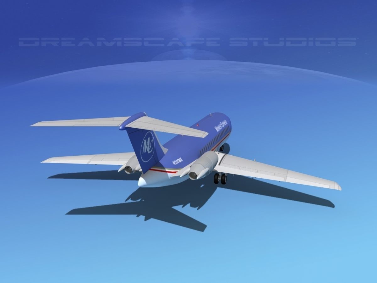 Douglas DC-9-15 Midwest Express 3D model_7