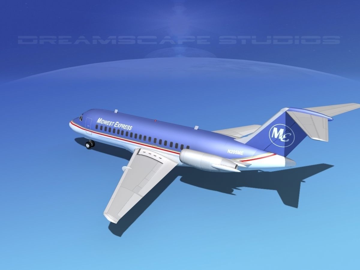 Douglas DC-9-15 Midwest Express 3D model_9