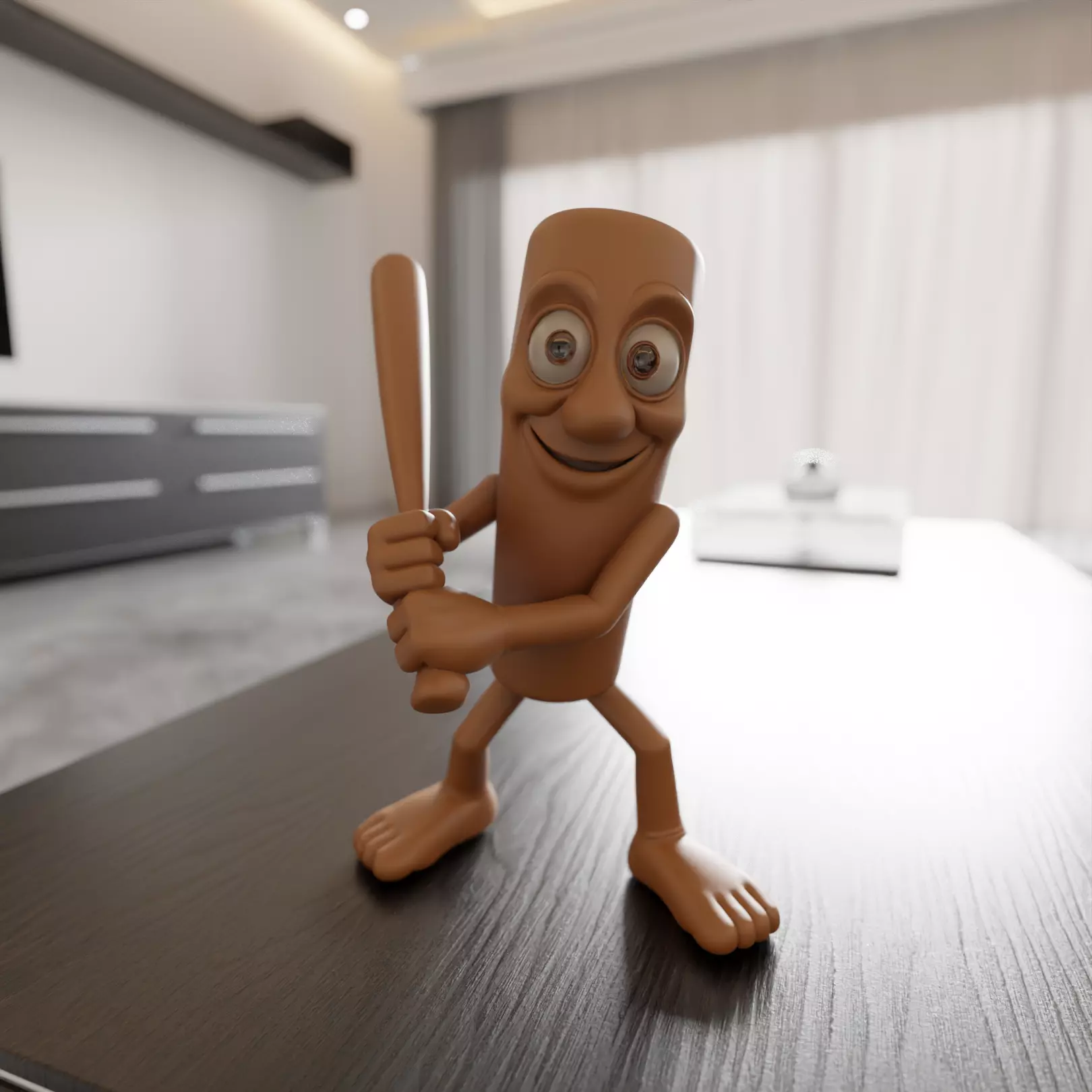 tum tum tum sahur 3D print model_0