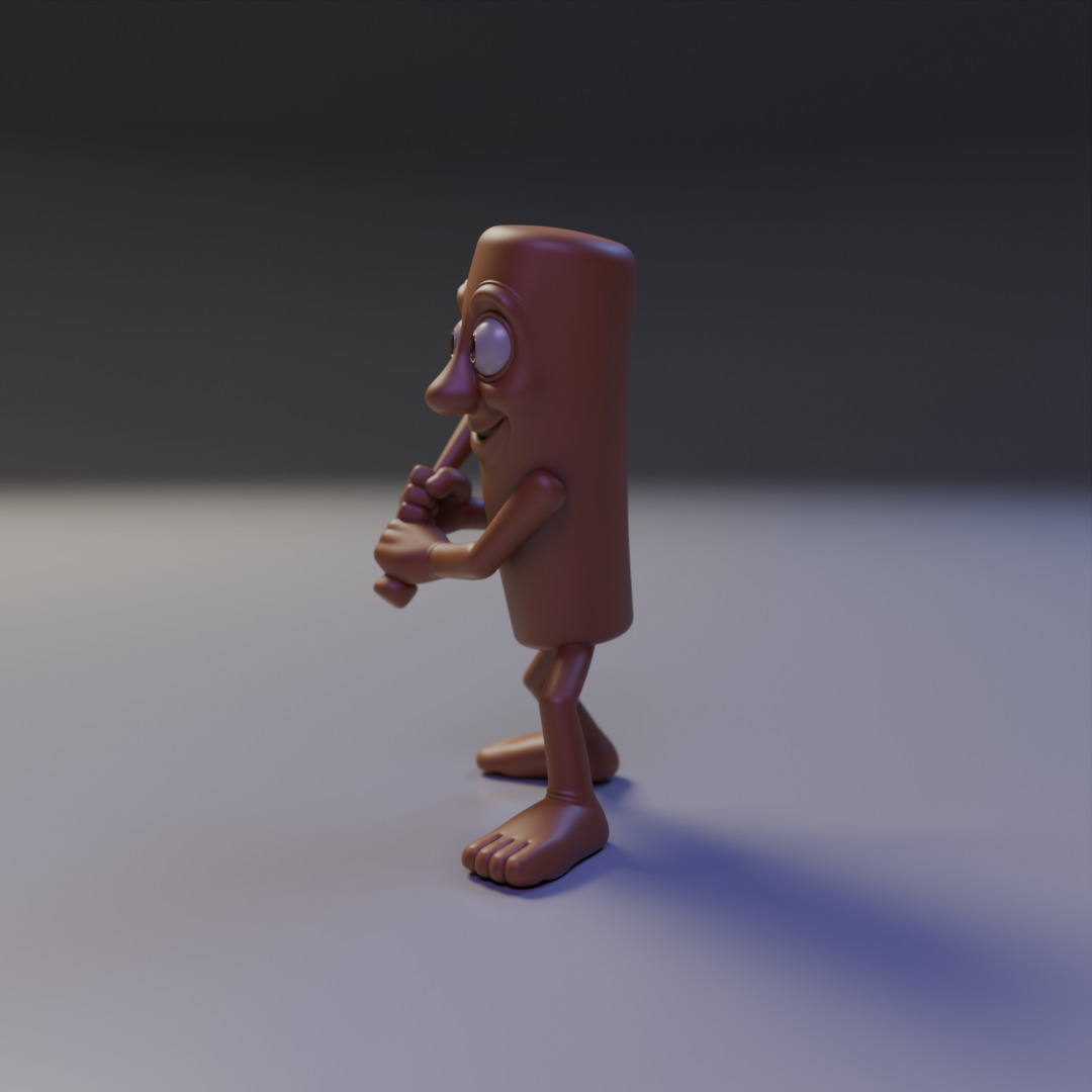 tum tum tum sahur 3D print model_4