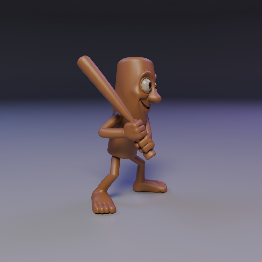 tum tum tum sahur 3D print model_8