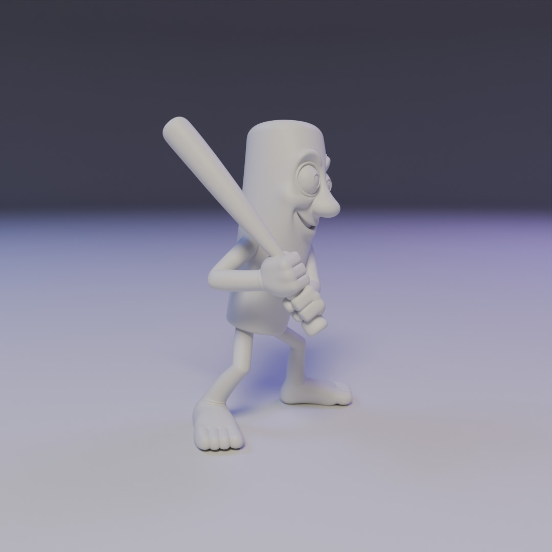 tum tum tum sahur 3D print model_7