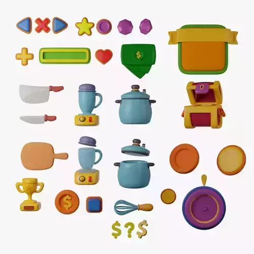 High-Quality UI Elements Pack for Games