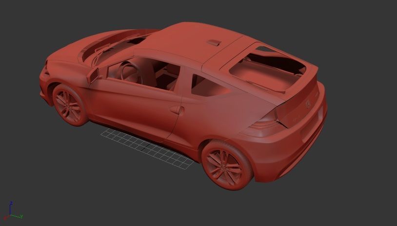 H CR Z 2011 3D print model_2