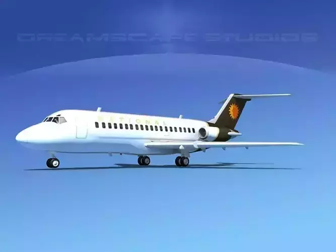Douglas DC-9-15 National 3D model
