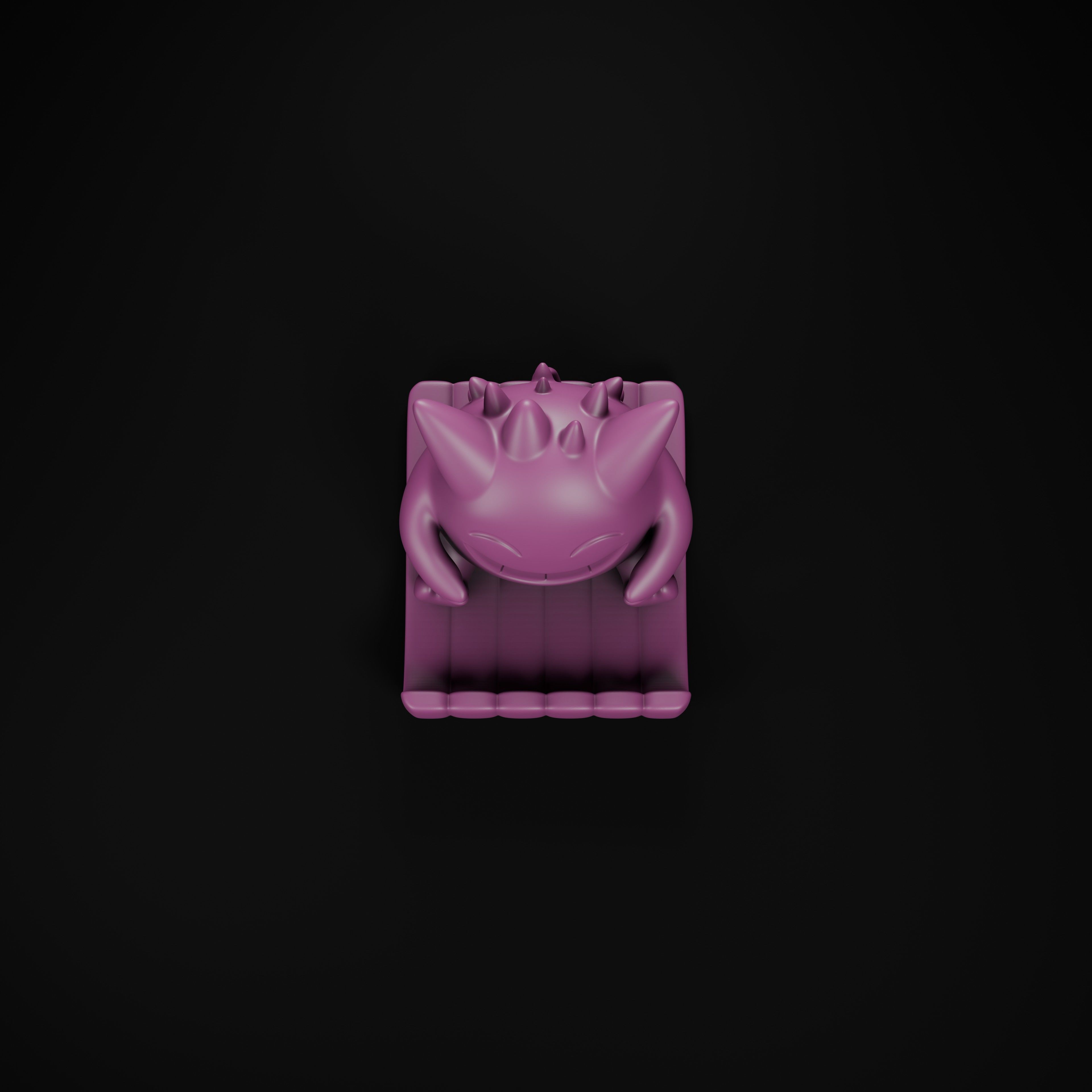 Gengar Phone Stand  Ghostly Desk Buddy  3D print model_6