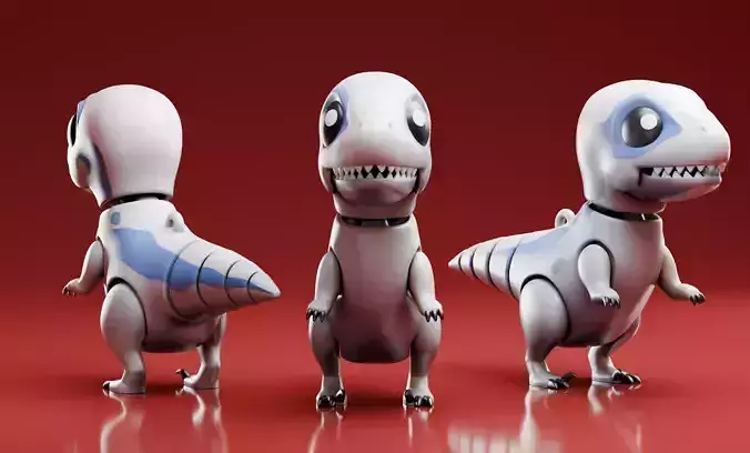 BLUE FLEXIBLE TOY - KEYCHAIN AND 3MF