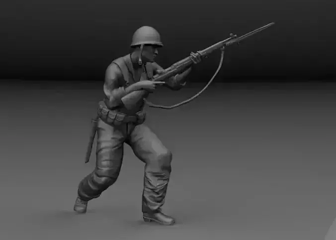 WW2 AMERICAN SOLDIER IN THE PACIFIC GUADALCANAL v2